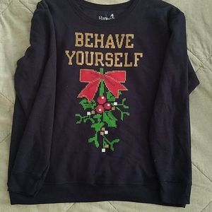 Holiday themed sweatshirt